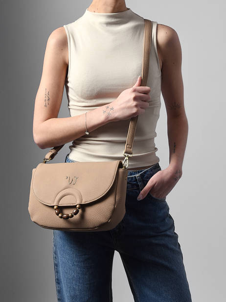 Sac Bandoulière Neflier Pearl Woomen Beige neflier pearl WNEP04 vue secondaire 1