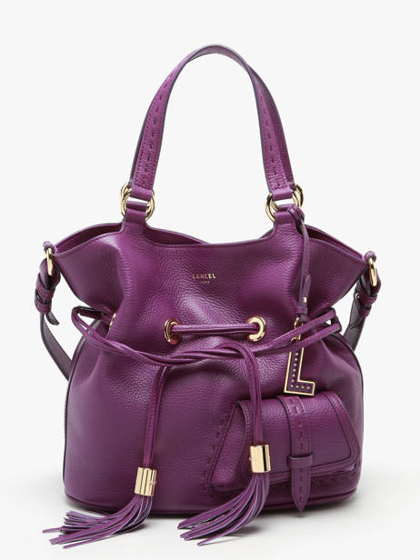 Sac Seau M Premier Flirt Cuir Lancel Violet premier flirt A10110