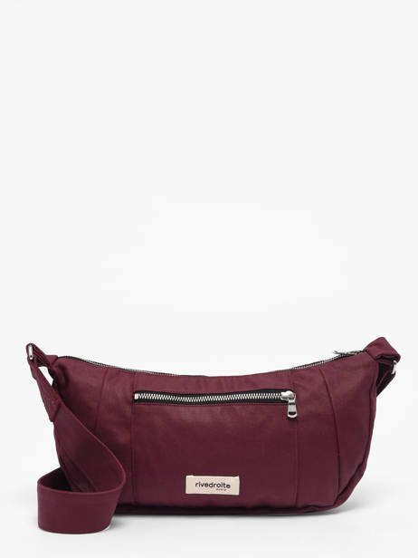 Sac Bandoulière Charlito Waxed Coton Recyclé Rivedroite Rouge waxed CHARIWAX
