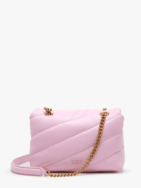 Sac Bandoulière Love Baby Puff Cuir Pinko Rose love bag puff A0F2 vue secondaire 5