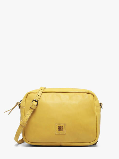 Sac Bandoulière Heritage Cuir Biba Jaune heritage BT32