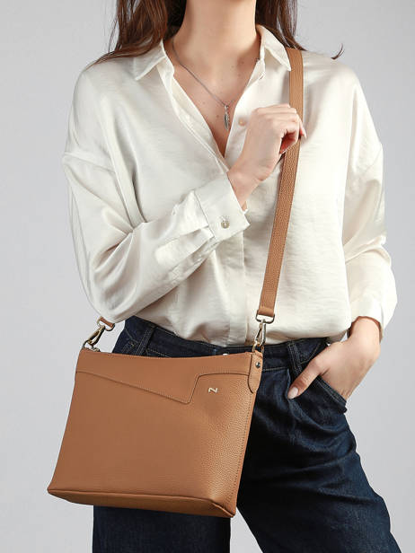 Sac Bandoulière Grenada Cuir Nathan baume Marron nathan 56 vue secondaire 1