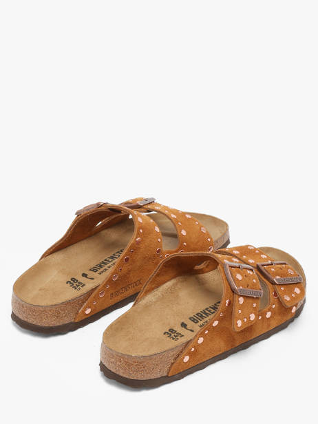 Mules Arizona Rivet En Cuir Birkenstock Marron women 1031731 vue secondaire 2