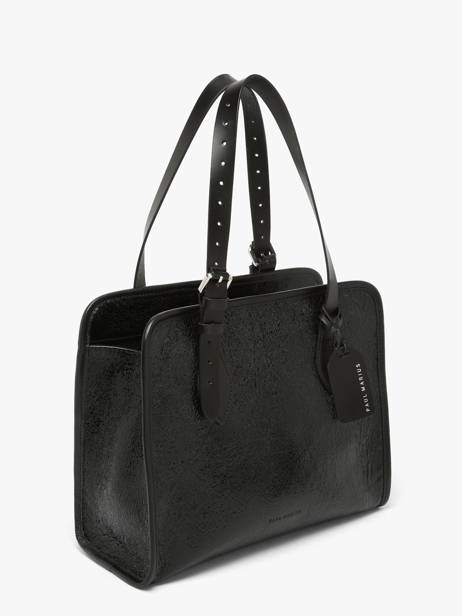 Sac Porté épaule Eclipse Cuir Paul marius Noir eclipse CABASECL vue secondaire 2