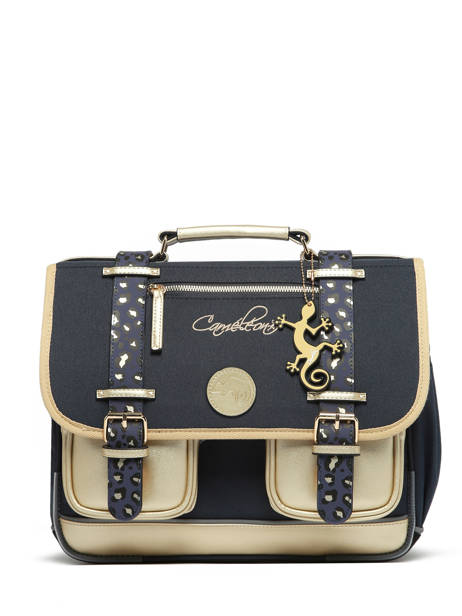 Cartable 2 Compartiments Cameleon Bleu vintage fantasy PBVGCA35 vue secondaire 7