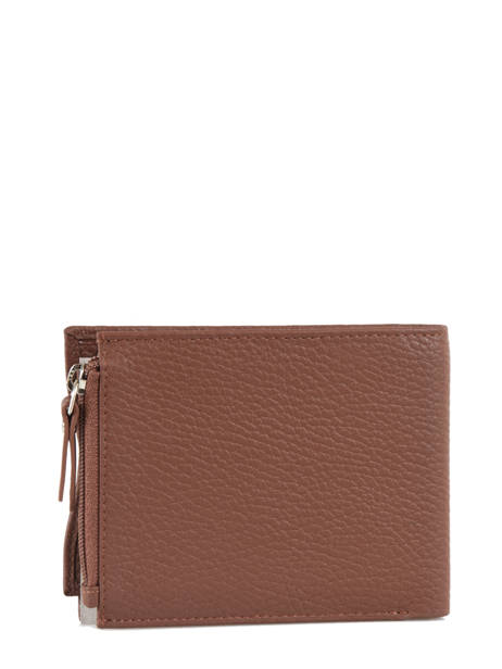 Portefeuille Caviar Cuir Crinkles Marron caviar 14260 vue secondaire 2