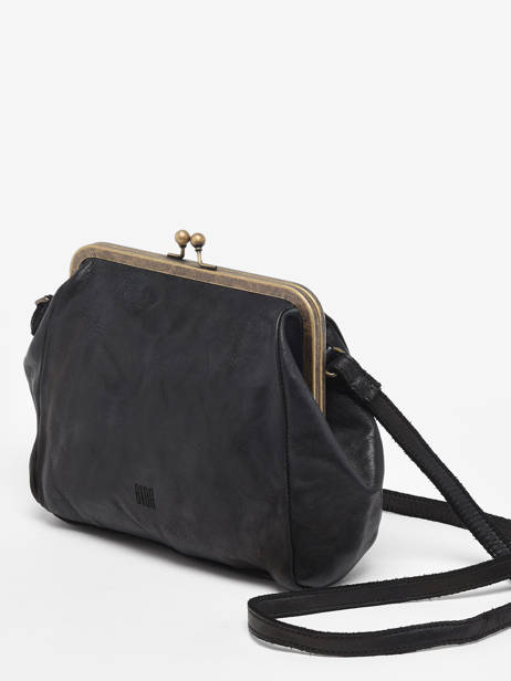 Sac Bandoulière Heritage Cuir Biba Marron heritage BT22 vue secondaire 2