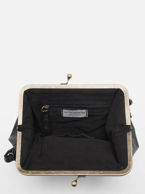 Sac Bandoulière Heritage Cuir Biba Marron heritage BT22 vue secondaire 3