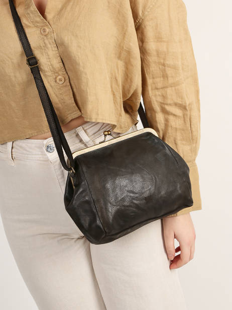 Sac Bandoulière Heritage Cuir Biba Marron heritage BT22 vue secondaire 1
